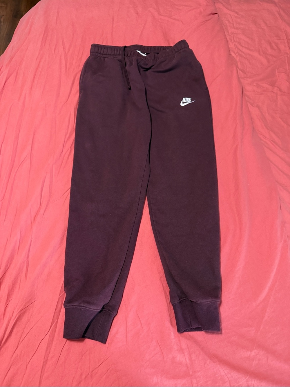 Nike Kids Burgundy Jogger Sweatpants